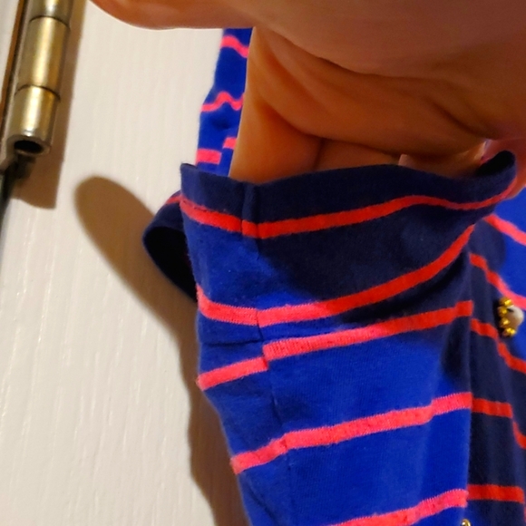 Lilly Pulitzer striped tie front top - Picture 5 of 7